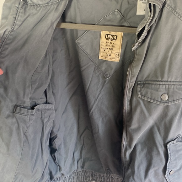 Levi’s S vintage grey cotton jacket with lots of pockets - Picture 6 of 6